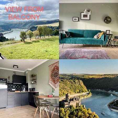 #1 Studioapartment Mit Loreleyblick Direkt An Der Schoensten Etappe Des Rheinsteigs Patersberg Eksteriør bilde